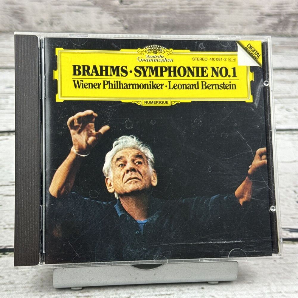 Brahms, Wiener Philharmoniker, Leonard Bernstein – Symphonie No. 1 [CD‎ 1983]